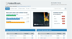 Desktop Screenshot of codecsdb.com
